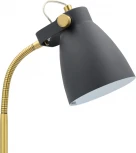 Настольная лампа на гибкой ножке для школьника Artstyle HT-703B (220V, выключатель)