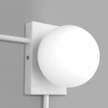 Настенный светильник Eurosvet Fredo 40034/1 белый (220V, шар)