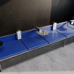 Диммер поворотно-нажимной 600 Вт (белый глянцевый) Voltum S70 VLS070301