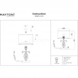 Интерьерная настольная лампа Maytoni Luxe H006TL-01G