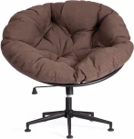 Кресло CLOUDE Tetchair (Рогожка,Металл/Коричневый) арт.21514