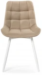 Стул Notta на металлокаркасе Челси К крутящийся бежевый / белый 560484