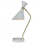 Настольная лампа с беспроводной зарядкой для телефона с выключателем IP21 Zortes Desklight ZRS.1066.05