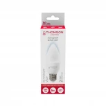 Лампочка светодиодная белая свеча E27 6W Thomson Candle TH-B2359