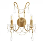 Бра со стеклянными подвесками в форме подсвечника Loft It Foil 10430W (220V, подсвечник, свеча)