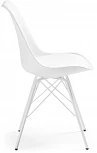 Обеденный стул La Forma (ex Julia Grup) Ralf (Белый/ Полипропилен,Пена,Пластик,Сталь)