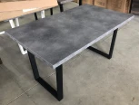 Стол ЛОФТ Бетон Портленд/ Черный 138