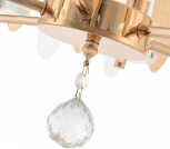Потолочная люстра хрустальная на штанге Arte Milano Sorrento-3309 373309/6/80/470 GD (220V)
