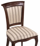 Деревянный стул Woodville Амбертин орех / агата полоса серая 505473