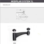 Наземный фонарь Fumagalli Vivi V50.365.A10.LXH27 (220V, IP65)