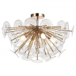 Потолочная люстра на штанге Lussole Shelby LSP-8386 (220V, шар, IP21)