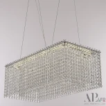 Подвесная люстра светодиодная APL LED Sicilia SH05.57.A.Ni.4000 (220V, хрусталь, на тросе)