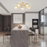 Потолочная люстра на штанге Arte Milano Napoli-8776 338776/5 FGD (220V)