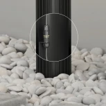 Наземный светильник светодиодный уличный Denkirs Farsun DK9728-BK (220V, круглые, IP65)