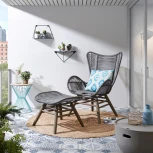 Полка La Forma (ex Julia Grup) Teg (Черный/ Металл,Сталь)