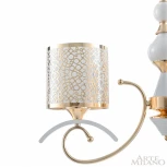 Подвесная люстра Arte Milano Florentia-9787 309787/3 Wh/Gd (220V, на цепи)