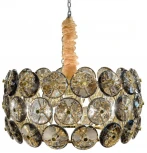 Подвесной светильник L'Arte Luce Volturno L06308 (220V, хрусталь, на цепи, круглые)