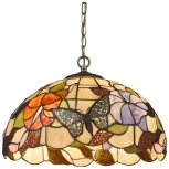 Подвесной светильник Velante 816-806-02 (220V, на цепи, цветы, бабочки)