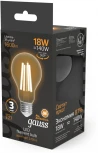 Лампочка светодиодная филаментная Gauss Filament 102902118 А60 18W 1600lm 2700К Е27 LED
