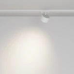 Трековый светильник однофазный, 12W 220V Maytoni Glare TR225-1-GX53-W (круглые)