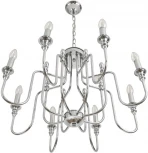 Подвесная люстра Lumion Suana 8317/8 хром/металл E14 8*40W 220V (на цепи, подсвечник, свеча)