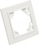 Рамка на 1 пост (белый) Stekker Эрна 39623