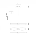 Потолочная люстра Lucia Tucci Modena 172.2 LED (220V)