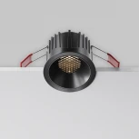 Встраиваемый светильник Maytoni Alfa LED DL043-01-15W3K-RD-B-1 (220V, круглые)