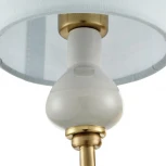 Бра Lumion Anri 6590/1W латунь/мятный зеленый, металл, керамика/текстиль E14 1*40W 220V