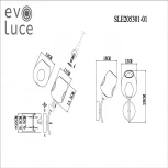 Бра Besano SLE205301-01 Evoluce