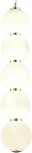 Подвесной светильник Natali Kovaltseva Loft Led LAMPS 81100/5C GOLD WHITE (220V, на тросе, шарики, бусы)