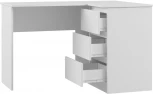 Письменный стол Woodville Мадера 1244 лдсп белый 520979