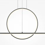 Подвесной светильник Maytoni Halo MOD247PL-L49BK (LED, 220V, на тросе, кольцо)