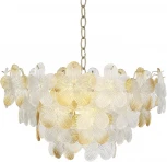 Потолочна люстра на штанге ST Luce Tender SL6240.203.12 золотистый/Прозрачный, январный E14 12*60W (220V, на цепи, цветы)