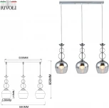 Светильник подвесной Yasmin 9109-203 3 * Е27 60 Вт