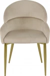 Стул обеденный Берклей D-1202D, бежевый/золото IST-CASA
