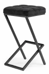 Полубарный стул Woodville Амаури катания блэк / черный матовый 507430