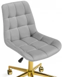 Компьютерное кресло Notta Честер светло-серый (california 900)/ золото 533182