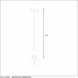 Подвесной светильник Lucide Droopy 30490/01/97