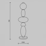 Настольная лампа Maytoni Adore MOD297TL-L24BS3K (LED, 220V)