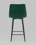 Стул полубарный Stool Group Джанго велюр зелёный высота сиденья 60 см УТ000035294
