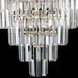 Подвесная люстра каскадная Reluce 02162-0.4-08 FGD (220V, хрусталь, на цепи)