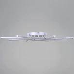 Потолочная люстра на штанге светодиодная с пультом  и ночным режимом Reluce 06538-0.3-08 WH (Умный дом)