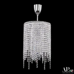 Потолочная люстра на штанге светодиодная с пультом APL LED Sicilia SH01.25.B.LED-DIM.Ni.Tube (220V, хрусталь)