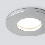 Встраиваемый точечный светильник Elektrostandard 125 MR16 серебро