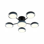 Потолочная люстра на штанге Arte Milano Ferrara 250406/5+1 Gr (LED, 220V, круглые)