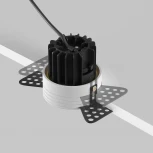 Встраиваемый светильник под гипсокартон Maytoni Round DL058-7W3K-TRS-BS (LED, 220V, круглые)