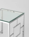 Журнальный столик Stool Group 55*55 БРУКЛИН серебро УТ000001492
