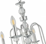 Подвесная люстра Arte Milano AM346109 346109/6 CR (220V, подвески, на цепи, подсвечник, свеча)