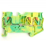 Зажим пружинный 3-х проводной проходной Stekker 49259